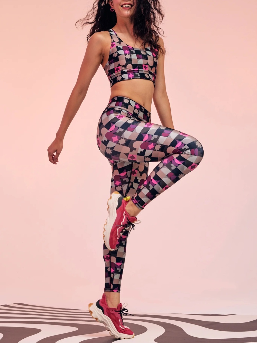 TEREZ NYC Leggings & Sports Bra Set